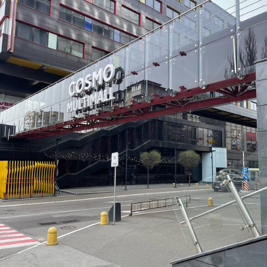 скляне огородження мосту COSMO